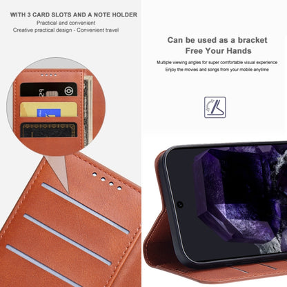 For iPhone 15 Pro IMAK Count Series Flip Leather Phone Case(Black) by imak