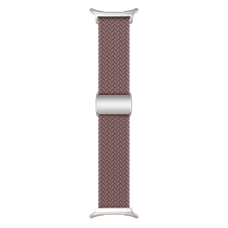 For Samsung Galaxy Watch Ultra 47mm / Ultra 2025 Nylon Loop Magnetic Buckle Watch Band(Smoke Purple) by bashfashion