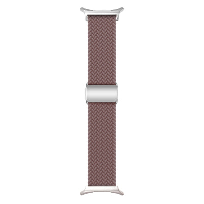 For Samsung Galaxy Watch Ultra 47mm / Ultra 2025 Nylon Loop Magnetic Buckle Watch Band(Smoke Purple) by bashfashion