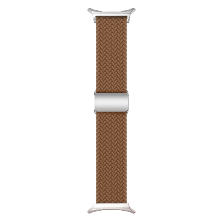 For Samsung Galaxy Watch Ultra 47mm / Ultra 2025 Nylon Loop Magnetic Buckle Watch Band(Brown) by bashfashion