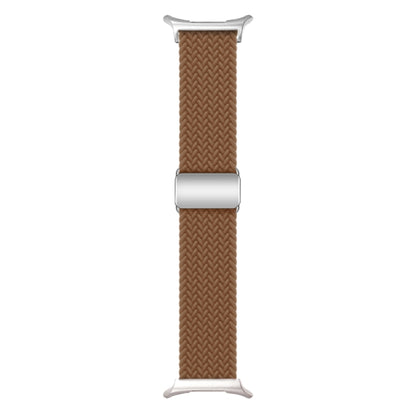For Samsung Galaxy Watch Ultra 47mm / Ultra 2025 Nylon Loop Magnetic Buckle Watch Band(Brown) by bashfashion