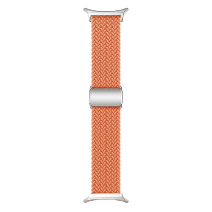 For Samsung Galaxy Watch Ultra 47mm / Ultra 2025 Nylon Loop Magnetic Buckle Watch Band(Orange) by bashfashion