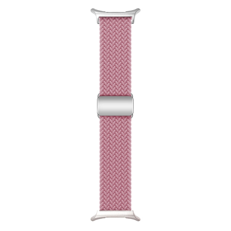 For Samsung Galaxy Watch Ultra 47mm / Ultra 2025 Nylon Loop Magnetic Buckle Watch Band(Pink) by bashfashion