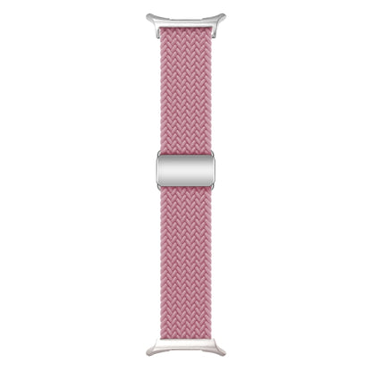 For Samsung Galaxy Watch Ultra 47mm / Ultra 2025 Nylon Loop Magnetic Buckle Watch Band(Pink) by bashfashion