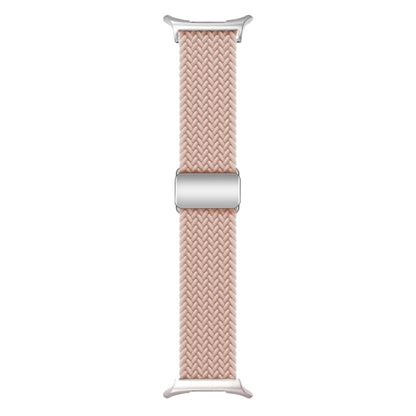 For Samsung Galaxy Watch Ultra 47mm / Ultra 2025 Nylon Loop Magnetic Buckle Watch Band(Pink Sand) by bashfashion