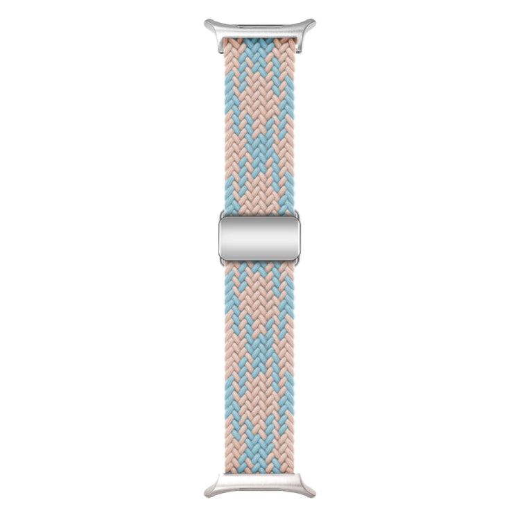 For Samsung Galaxy Watch Ultra 47mm / Ultra 2025 Nylon Loop Magnetic Buckle Watch Band(Blue Diamond Powder) by bashfashion
