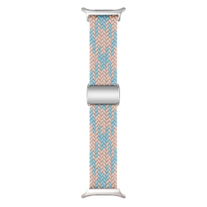 For Samsung Galaxy Watch Ultra 47mm / Ultra 2025 Nylon Loop Magnetic Buckle Watch Band(Blue Diamond Powder) by bashfashion