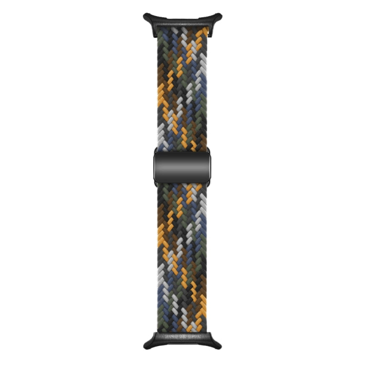 For Samsung Galaxy Watch Ultra 47mm / Ultra 2025 Nylon Loop Magnetic Buckle Watch Band(Camo Colorful) by bashfashion