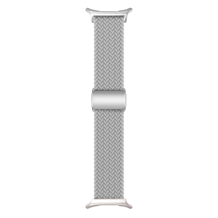 For Samsung Galaxy Watch Ultra 47mm / Ultra 2025 Nylon Loop Magnetic Buckle Watch Band(Light Grey) by bashfashion