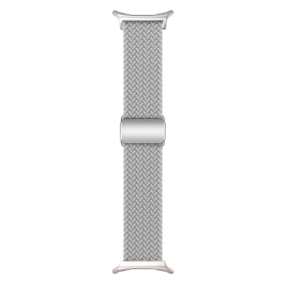 For Samsung Galaxy Watch Ultra 47mm / Ultra 2025 Nylon Loop Magnetic Buckle Watch Band(Light Grey) by bashfashion