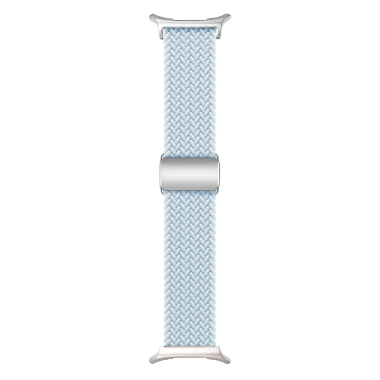 For Samsung Galaxy Watch Ultra 47mm / Ultra 2025 Nylon Loop Magnetic Buckle Watch Band(Fog Blue) by bashfashion