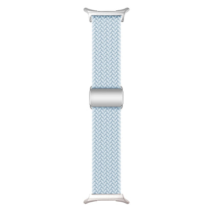 For Samsung Galaxy Watch Ultra 47mm / Ultra 2025 Nylon Loop Magnetic Buckle Watch Band(Fog Blue) by bashfashion