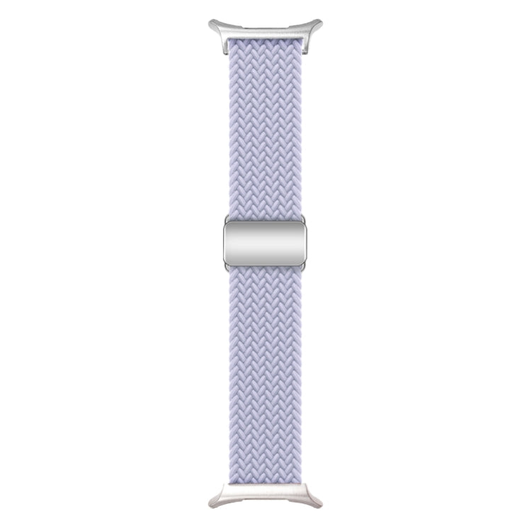 For Samsung Galaxy Watch Ultra 47mm / Ultra 2025 Nylon Loop Magnetic Buckle Watch Band(Fog Purple) by bashfashion