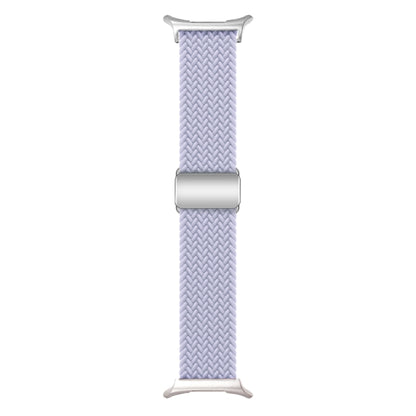 For Samsung Galaxy Watch Ultra 47mm / Ultra 2025 Nylon Loop Magnetic Buckle Watch Band(Fog Purple) by bashfashion