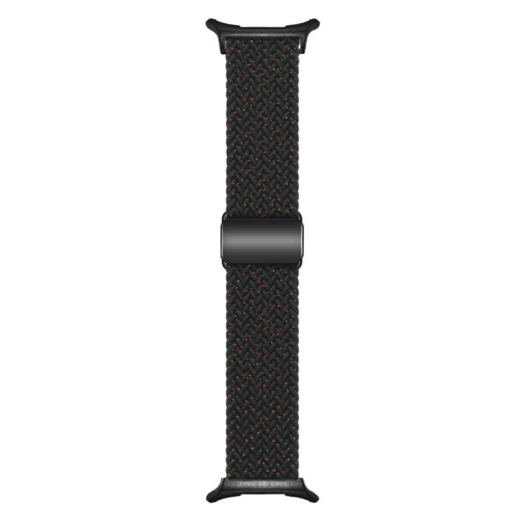 For Samsung Galaxy Watch Ultra 47mm / Ultra 2025 Nylon Loop Magnetic Buckle Watch Band(Starlight Black) by bashfashion