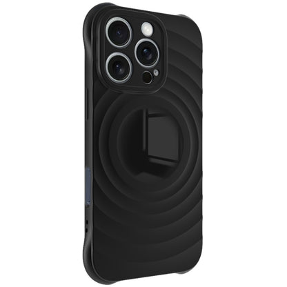 For iPhone 16 Pro IMAK UC-6 Series Manbo Frosting Soft Phone Case(Black) by imak