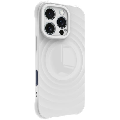 For iPhone 16 Pro IMAK UC-6 Series Manbo Frosting Soft Phone Case(White) by imak