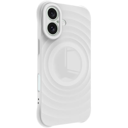 For iPhone 16 IMAK UC-6 Series Manbo Frosting Soft Phone Case(White) by imak