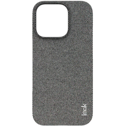 For iPhone 16 Pro Max imak Ruiyi Series Cloth Texture PU + PC Phone Case(Dark Grey) by imak