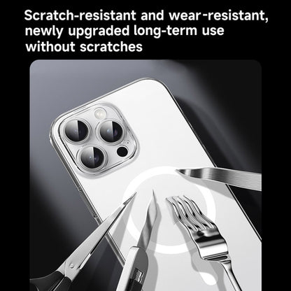 For iPhone 17 SULADA Crystal Sand Series Electroplating Frosted MagSafe Magnetic Phone Case(Transparent) by SULADA