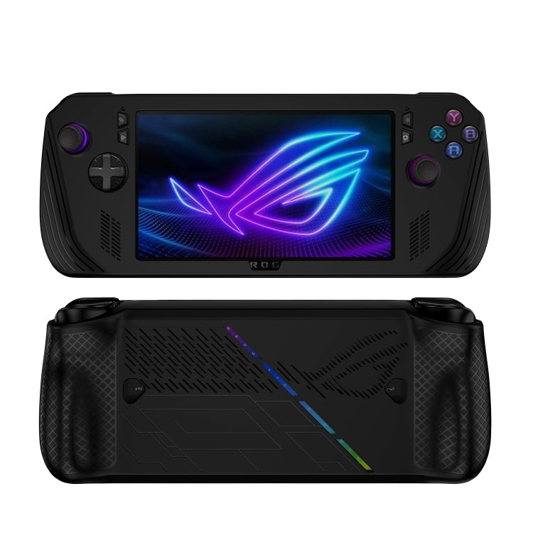 For ASUS ROG Ally X Game Console Silicone Protective Case(Black) by bashfashion