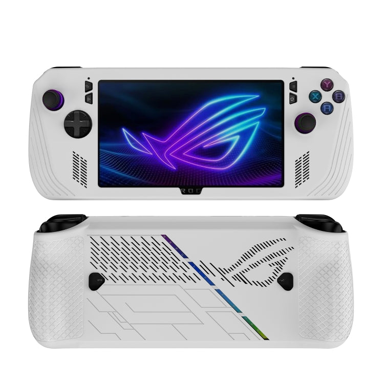 For ASUS ROG Ally X Game Console Silicone Protective Case(White) by bashfashion