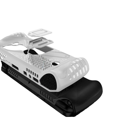 For ASUS ROG Ally X Game Console TPU Protective Case with Stand(White) by bashfashion