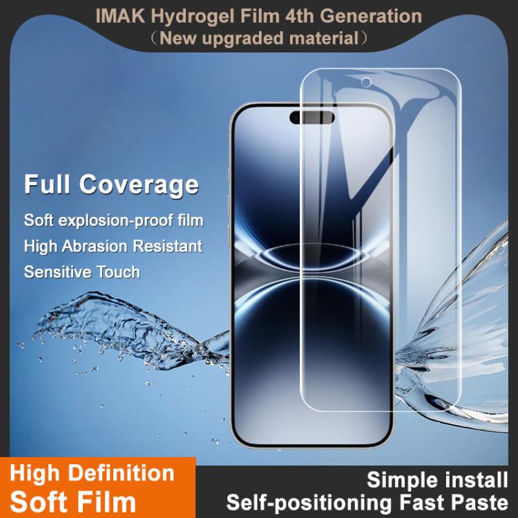 For iPhone Air imak 4th Generation Full Coverage Screen Hydrogel Film Protector by imak