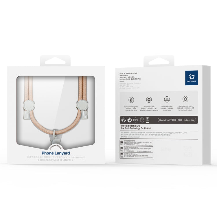 DUX DUCIS Plaz Crossbody Neck Strap Anti-lost Phone Lanyard(Amber Color) by DUX DUCIS