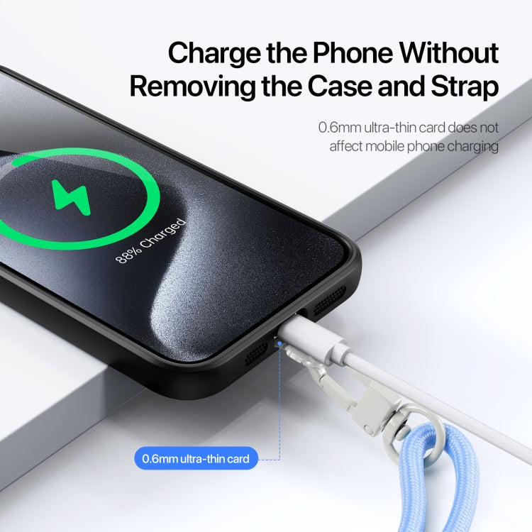 DUX DUCIS Plaz Crossbody Neck Strap Anti-lost Phone Lanyard(Sky Blue) by DUX DUCIS