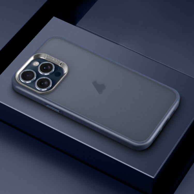 For iPhone 15 Pro Max SULADA Skin Feel Matte Shockproof Phone Case(Blue) by SULADA