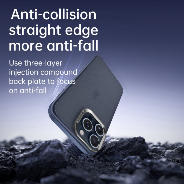 For iPhone 15 Pro Max SULADA Skin Feel Matte Shockproof Phone Case(Black) by SULADA