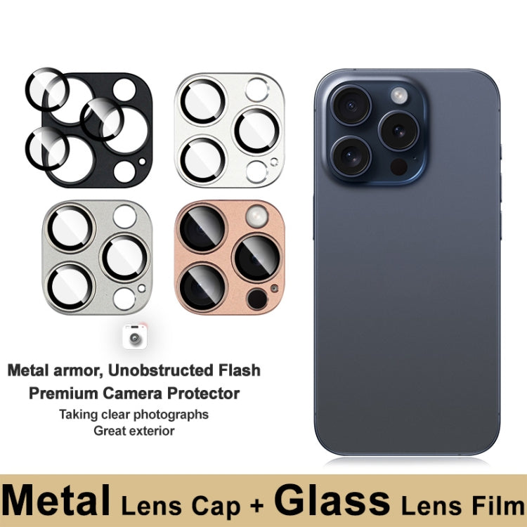 For iPhone 16 Pro / 16 Pro Max IMAK Metal Armor Premium Camera Protector Film(Black) by imak