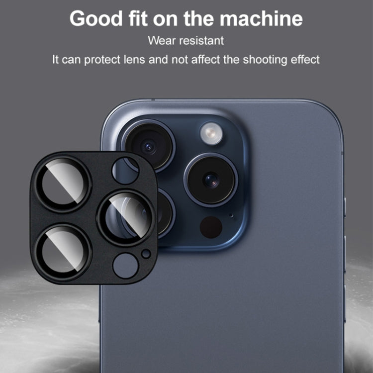 For iPhone 16 Pro / 16 Pro Max IMAK Metal Armor Premium Camera Protector Film(Black) by imak