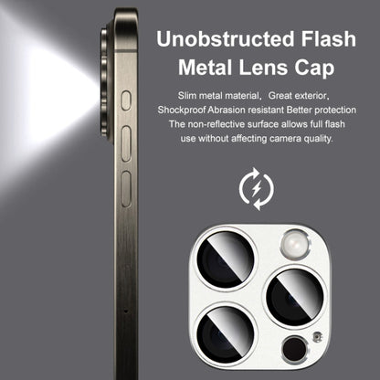 For iPhone 16 Pro / 16 Pro Max IMAK Metal Armor Premium Camera Protector Film(Grey) by imak