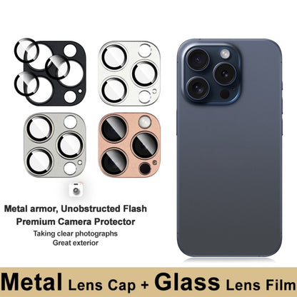 For iPhone 16 Pro / 16 Pro Max IMAK Metal Armor Premium Camera Protector Film(Brown) by imak