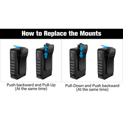 870B 1080P Portable Multifunctional Wearable Camera(Black) by bashfashion