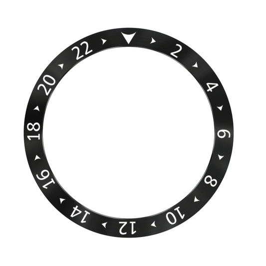 For Samsung Galaxy Watch Ultra 47mm Style C Smart Watch Dial Stainless Steel Bezel Ring Cover(Black) by bashfashion