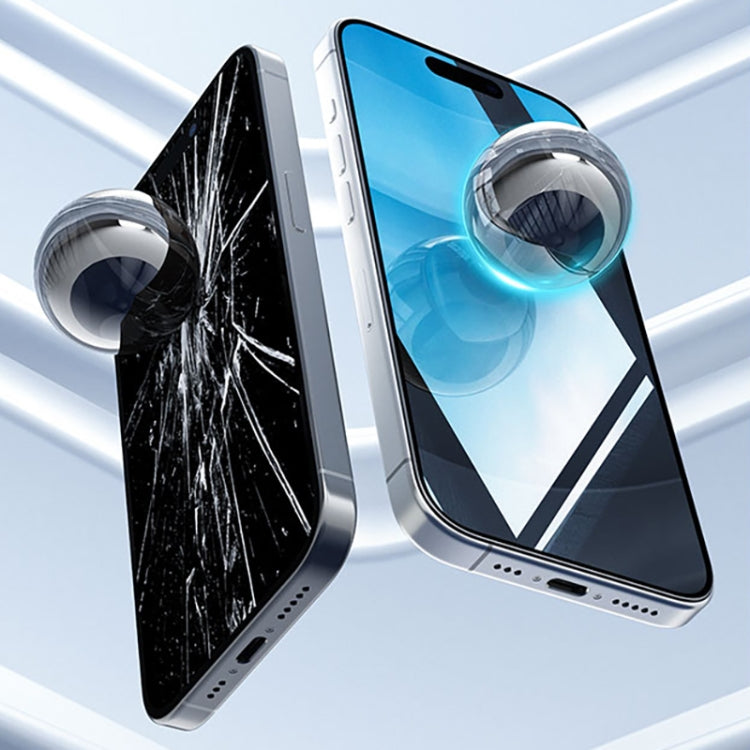 For iPhone 15 Pro WK WTP-085 Speedy Series Dust-free Warehouse Anti-peeping Tempered Glass Film by WK