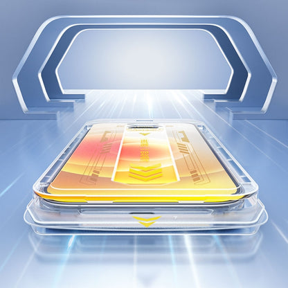 For iPhone 15 WK WTP-085 Speedy Series Dust-free Warehouse Anti-peeping Tempered Glass Film by WK