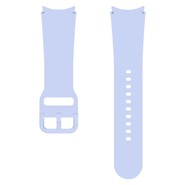 For Samsung Galaxy Watch 7 / 6 Button Style Quick Release Silicone Watch Band(Blue) by bashfashion
