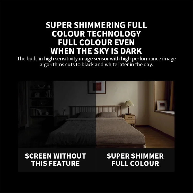 Original Xiaomi Smart Camera C700 4K 360 Viewing Angle Full-Color Night Vision AI Camera, Plug:US Plug by Xiaomi