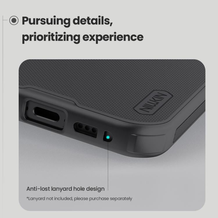 For iPhone 17 NILLKIN Frosted Shield Pro PC + TPU Phone Case(Black) by NILLKIN