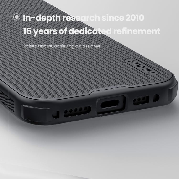 For iPhone 17 NILLKIN Frosted Shield Pro PC + TPU Phone Case(Blue) by NILLKIN