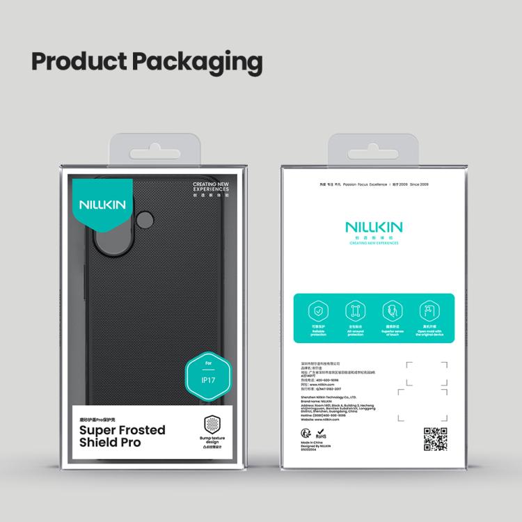 For iPhone 17 NILLKIN Frosted Shield Pro PC + TPU Phone Case(Green) by NILLKIN