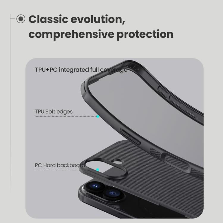 For iPhone 17 NILLKIN Frosted Shield Pro Magnetic Magsafe Phone Case(Black) by NILLKIN