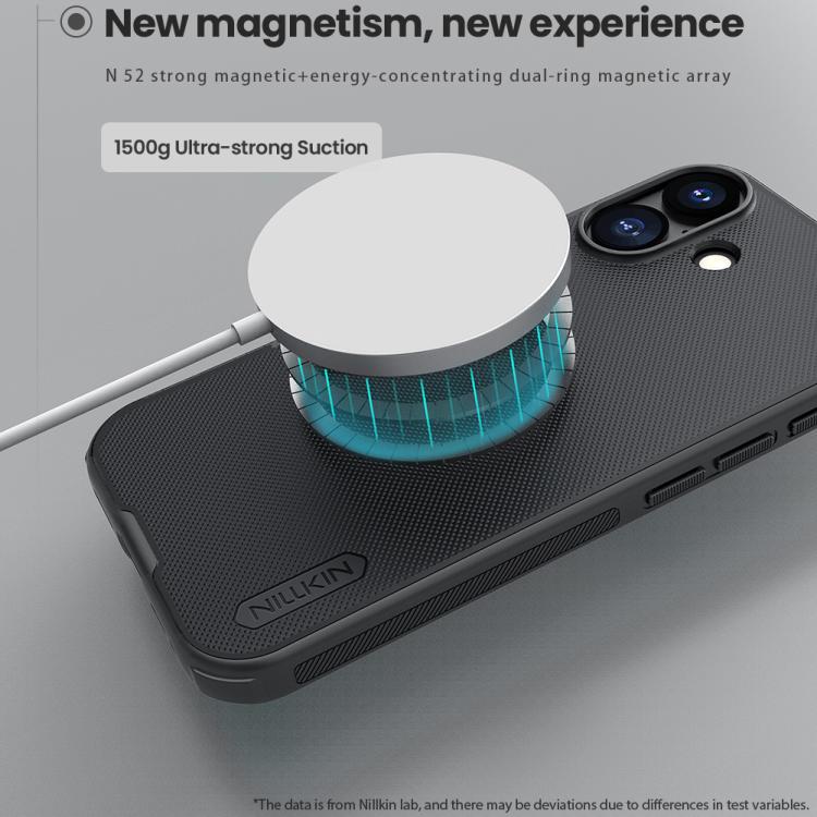 For iPhone 17 NILLKIN Frosted Shield Pro Magnetic Magsafe Phone Case(Black) by NILLKIN