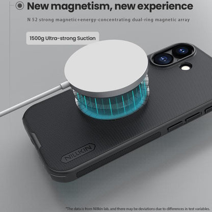 For iPhone 17 NILLKIN Frosted Shield Pro Magnetic Magsafe Phone Case(Black) by NILLKIN