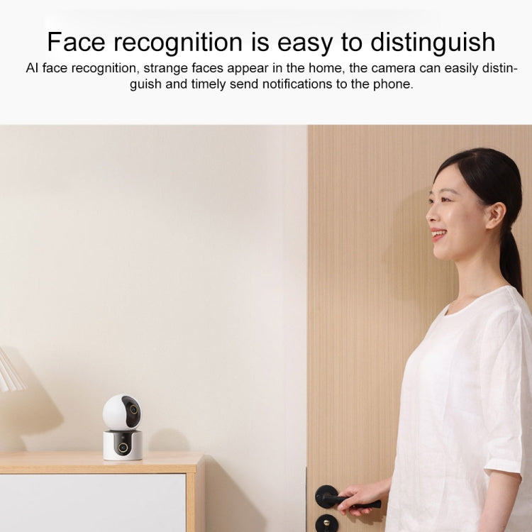 Original Xiaomi Smart Camera C500 Dual Lens Edition 4MP Support AI Detection, US Plug(White) by Xiaomi