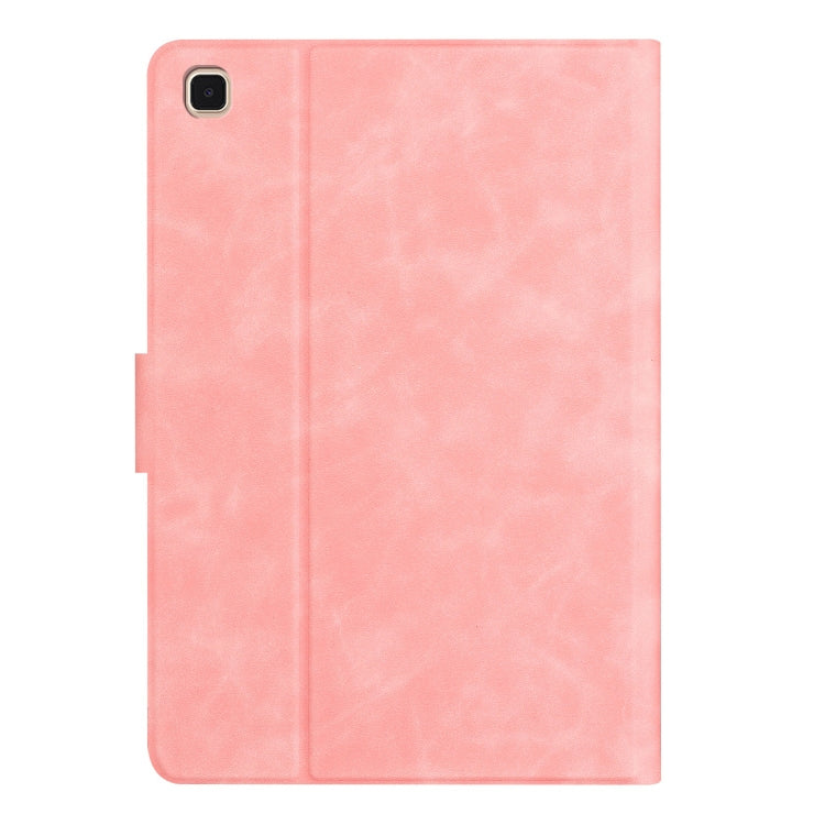 For Samsung Galaxy Tab A 10.1 2019 Embossed Couple Cat Smart Tablet Leather Case(Pink) by bashfashion